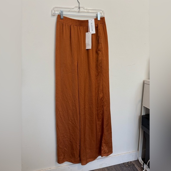 Lush Terracotta Wide Leg Pant - Picture 4 of 4